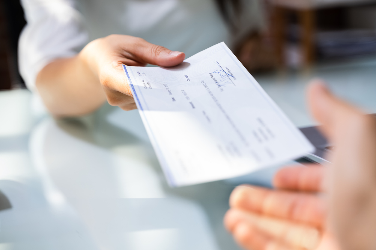 The Process of Receiving a Settlement Check